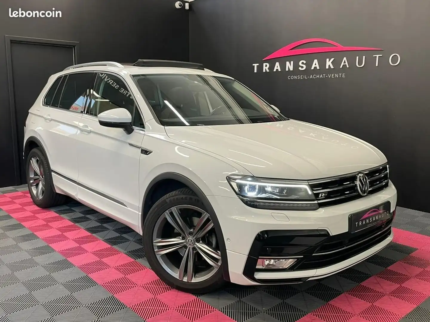 Volkswagen Tiguan 1.4 TSI ACT 150 BMT DSG6 R-Line TOIT OUVRANT SECONDE MAIN ENTRETIEN COMPLET VW Blanc - 1
