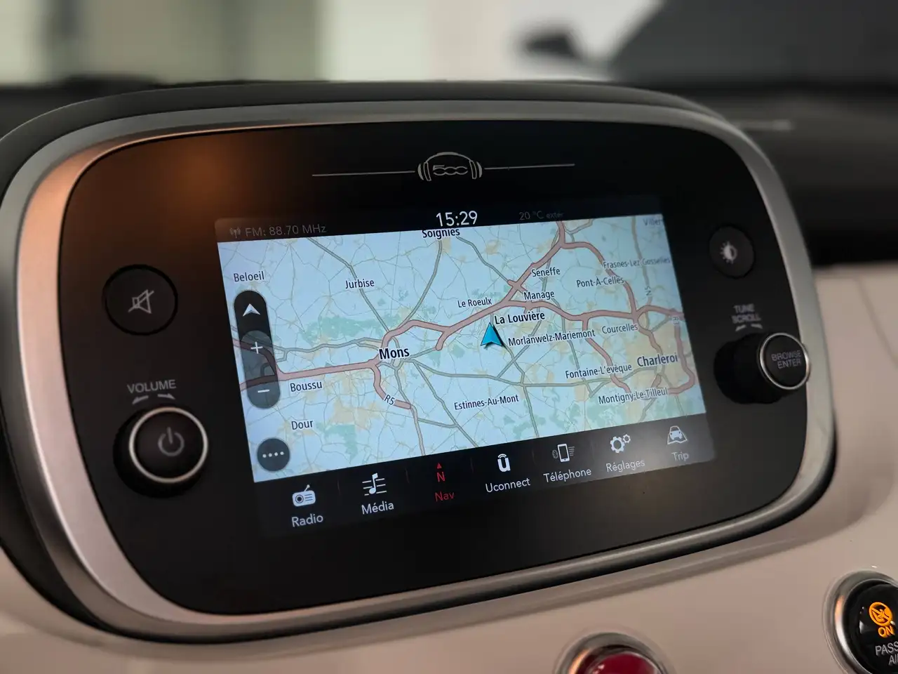 Fiat 500 X Dolcevita 1.5 Hybrid Sport, Camera de recul, GPS, Sièges en cuir, миниатюра 28