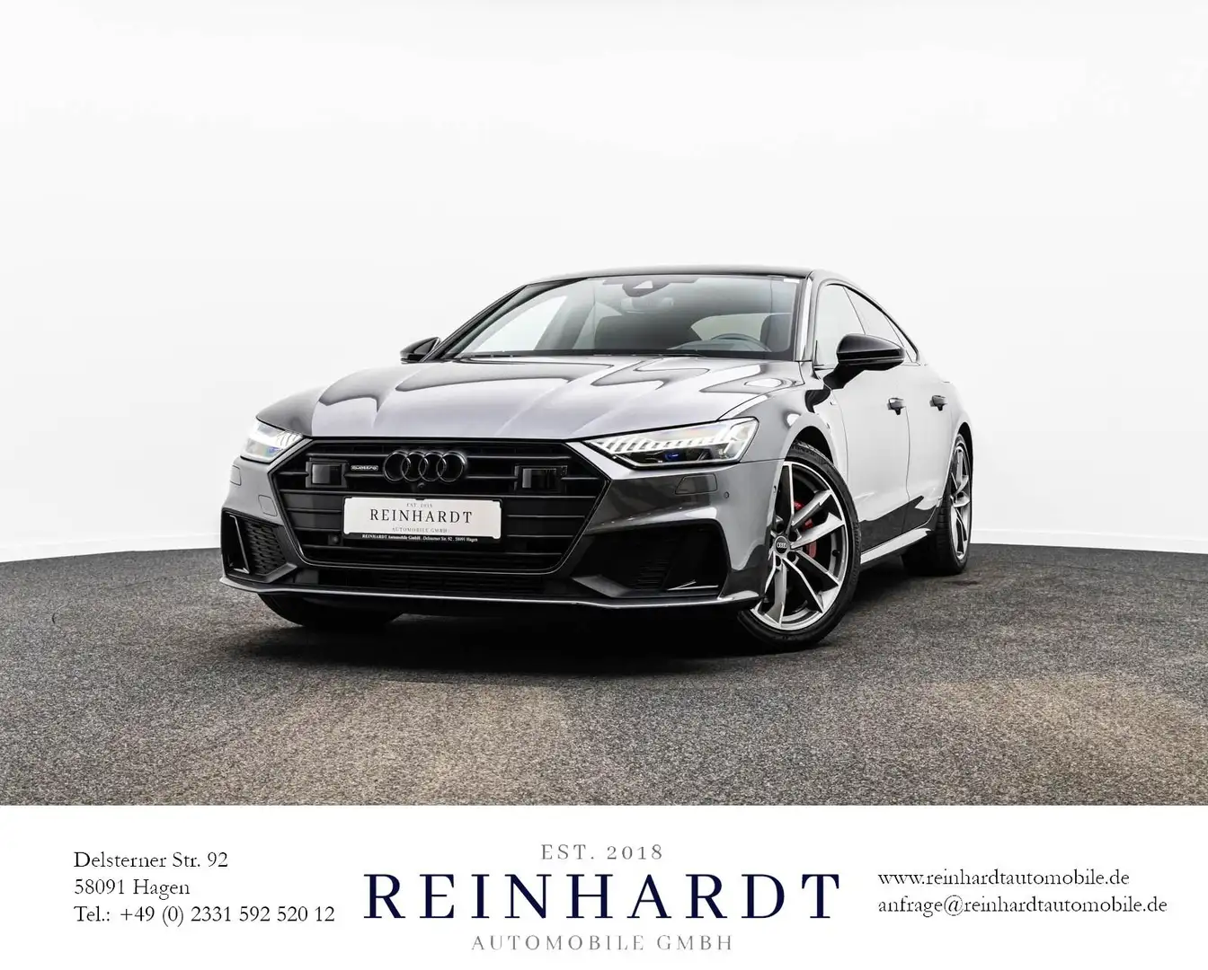 Audi A7 SPORTBACK 55TFSIe 2x S LINE/ACC/HuD/PANO/360° Gris - 1