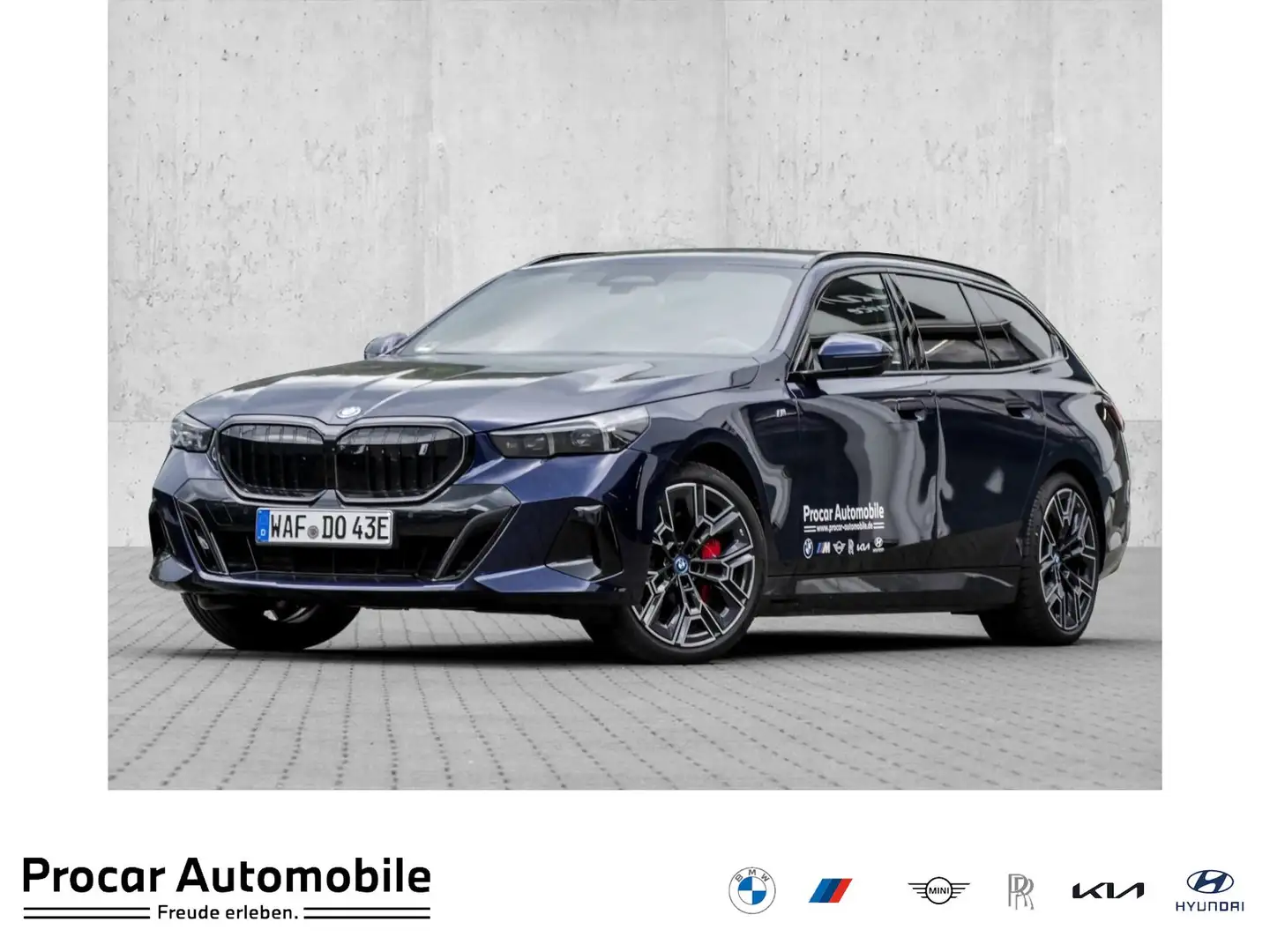 BMW i5 xDrive40 M Sport HUD ACC AHK RFK NAVI LED LM Blauw - 1