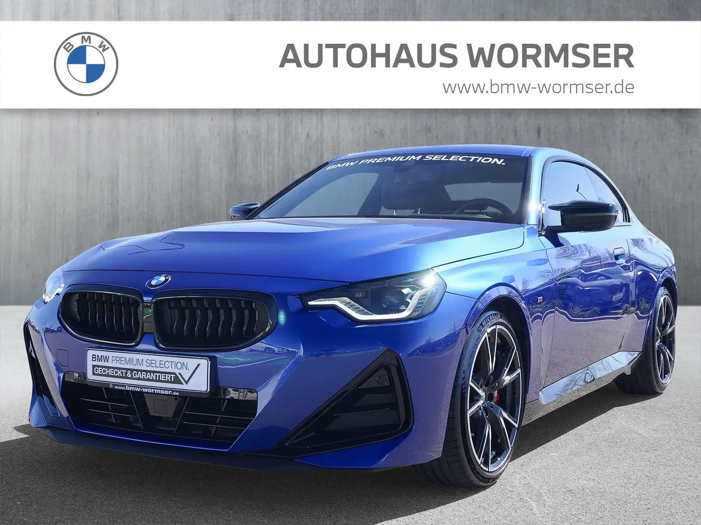 BMW 240 M240i Coupé HK HiFi DAB LED Komfortzg. Shz Bleu - 1