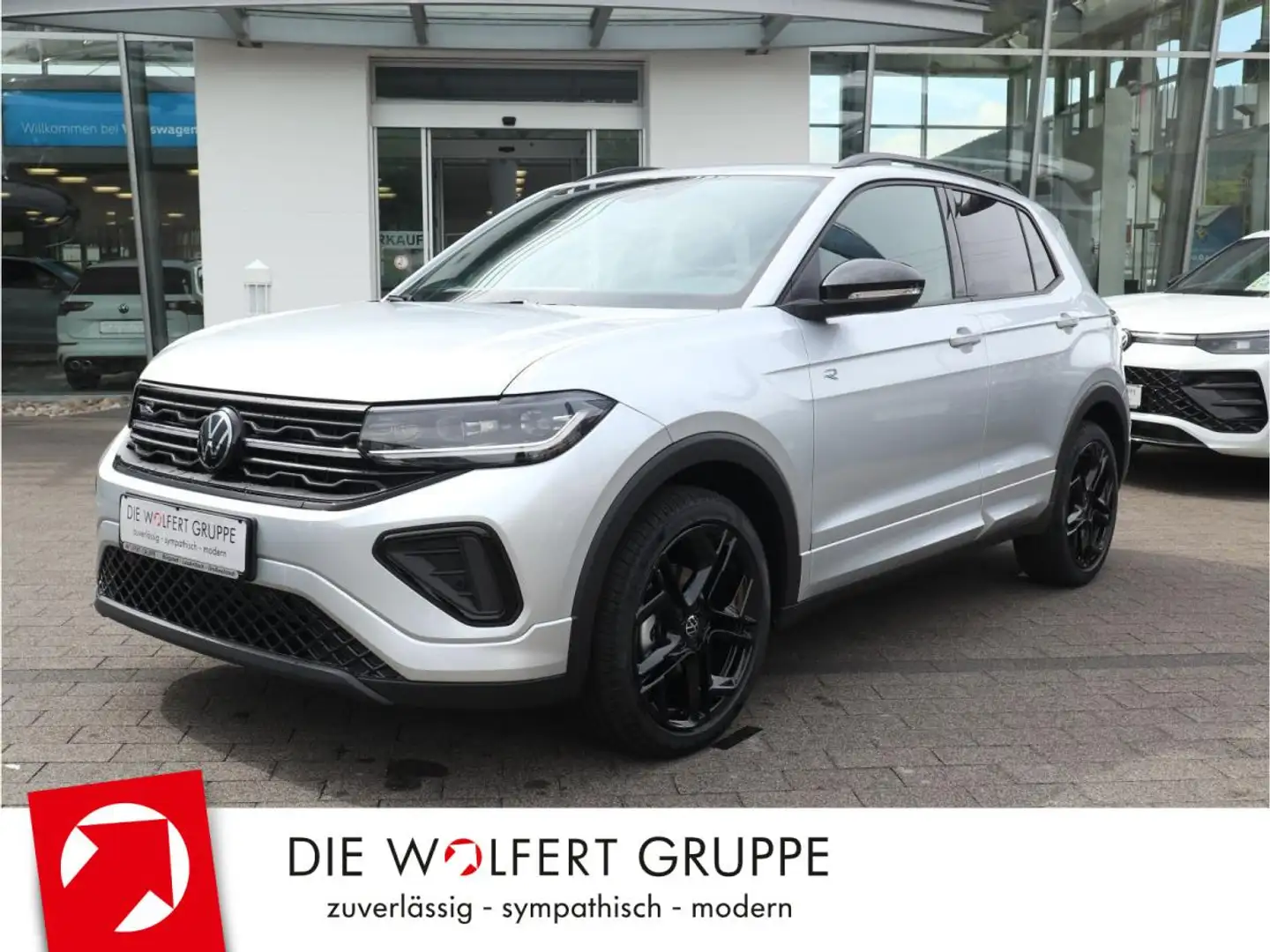 Volkswagen T-Cross R-Line 1.5 TSI ACT OPF (150 PS) DSG*AHK*RFK*BLACKS Silber - 1