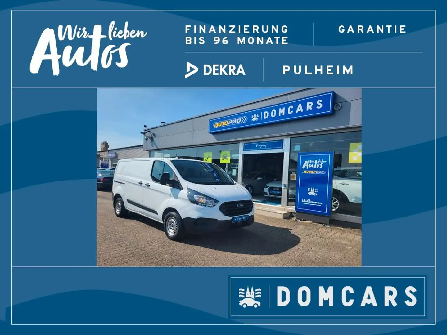 Ford Transit L1+H1*KLIMA+EURO 6+3 SITZER+SCHIEBETÜRE* Weiß - 1