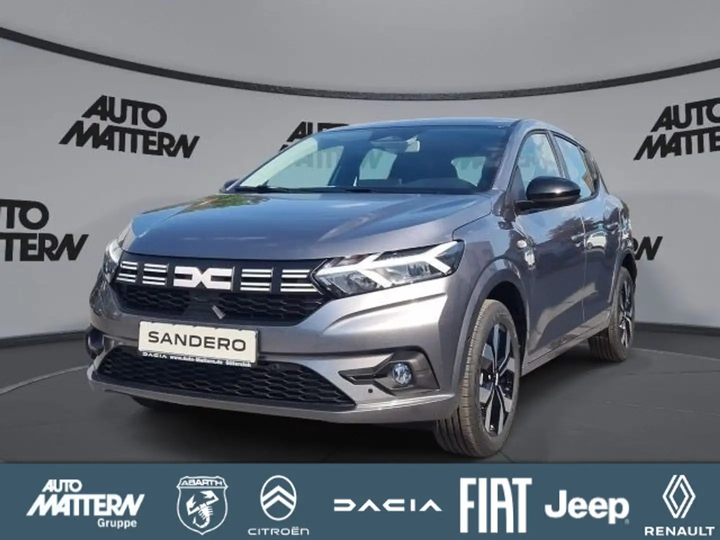 Dacia Sandero AC|SHZ|Kamera|LED|Alu|ISOFIX|USB Grijs - 1