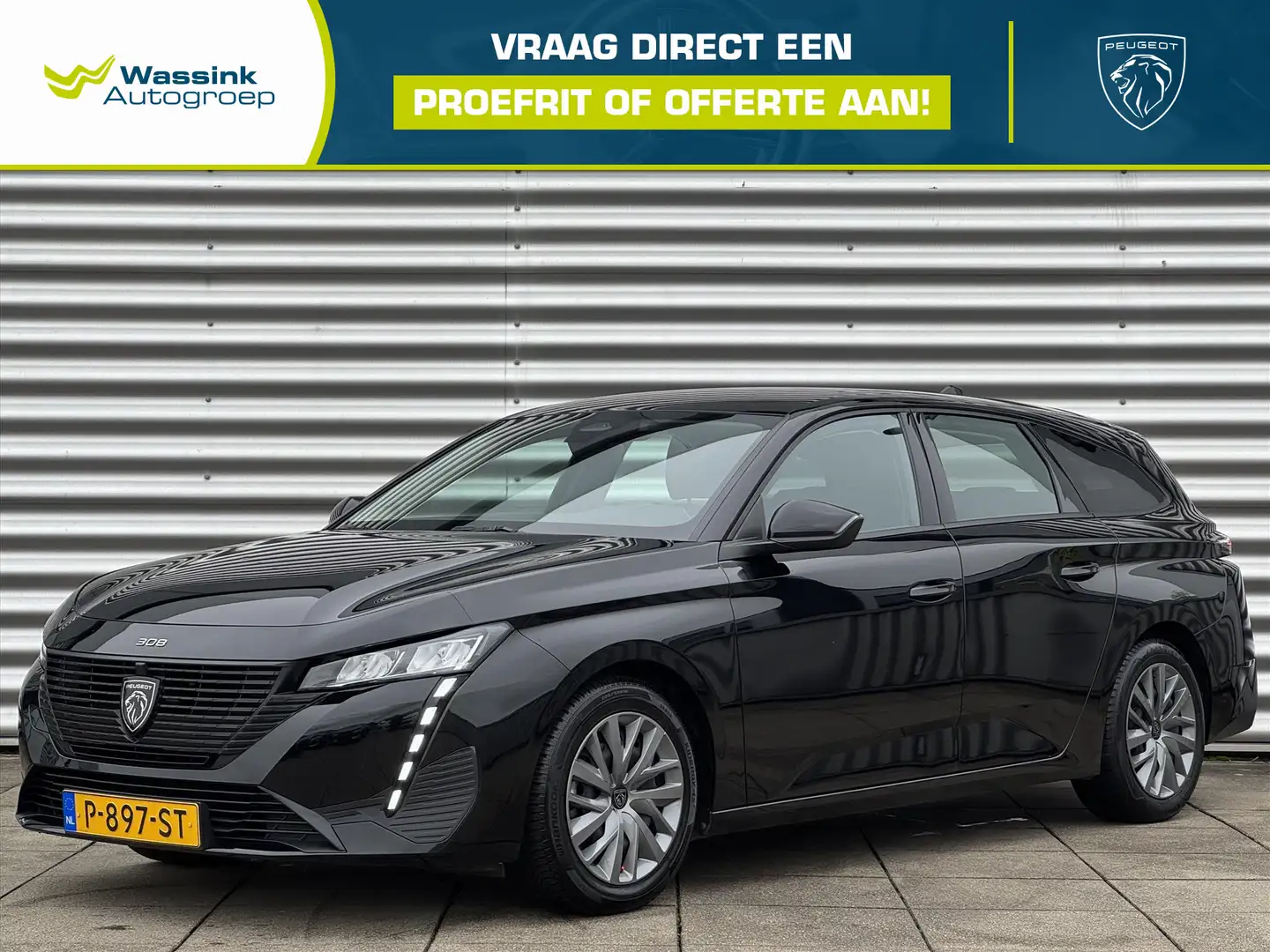 Peugeot 308 Sw 1.2 PureTech 110pk Active Navigatie | Climate C Noir - 1