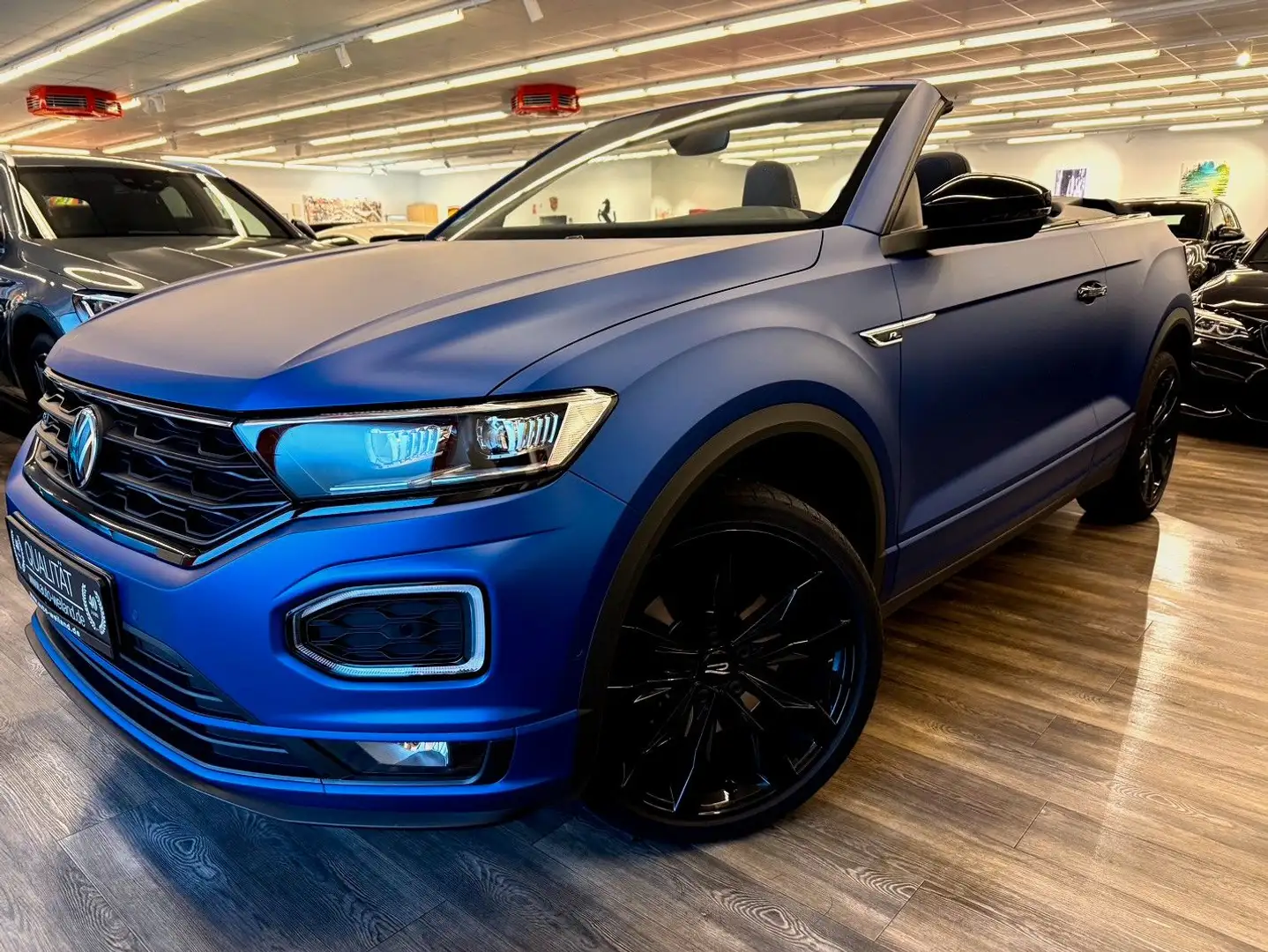 Volkswagen T-Roc Cabriolet R-Line DSG Nappa Leder Navi 1A Blau - 1