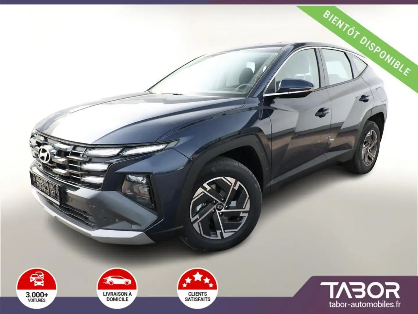 Hyundai TUCSON 1.6 HEV 215 DCT LED GPS cam PDC Bleu - 1
