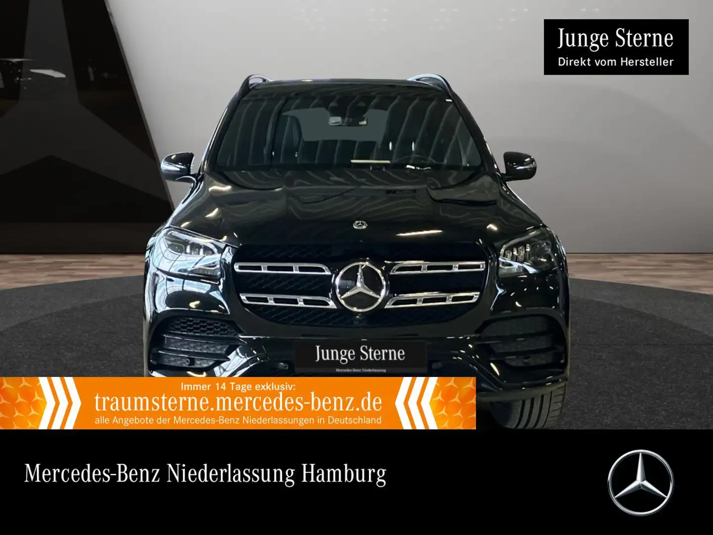 Mercedes-Benz GLS 400 d 4M AMG+NIGHT+PANO+360+AHK+MULTIBEAM+HUD Schwarz - 1