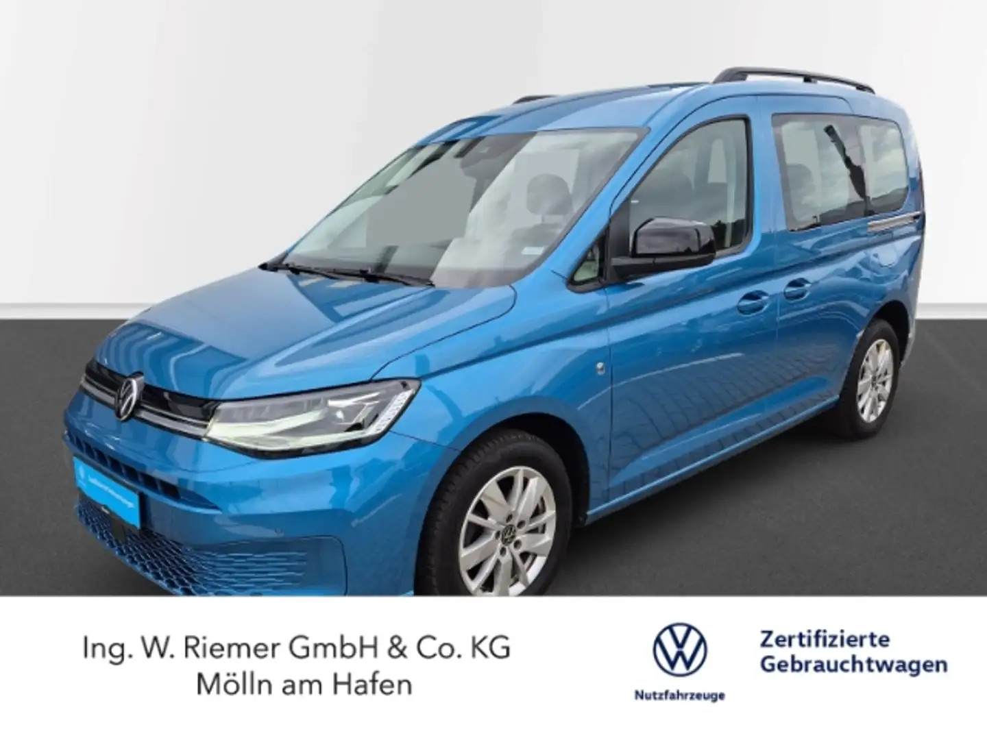 Volkswagen Caddy 2,0 TDi Life PDC LED Allwetter SHZ Tempomat Blau - 1