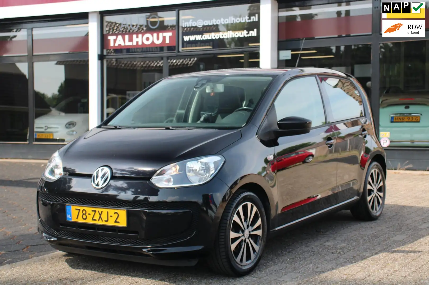 Volkswagen up! 1.0 move up! BlueMotion - LEDER, NAVIGATIE, BLUETO Zwart - 1