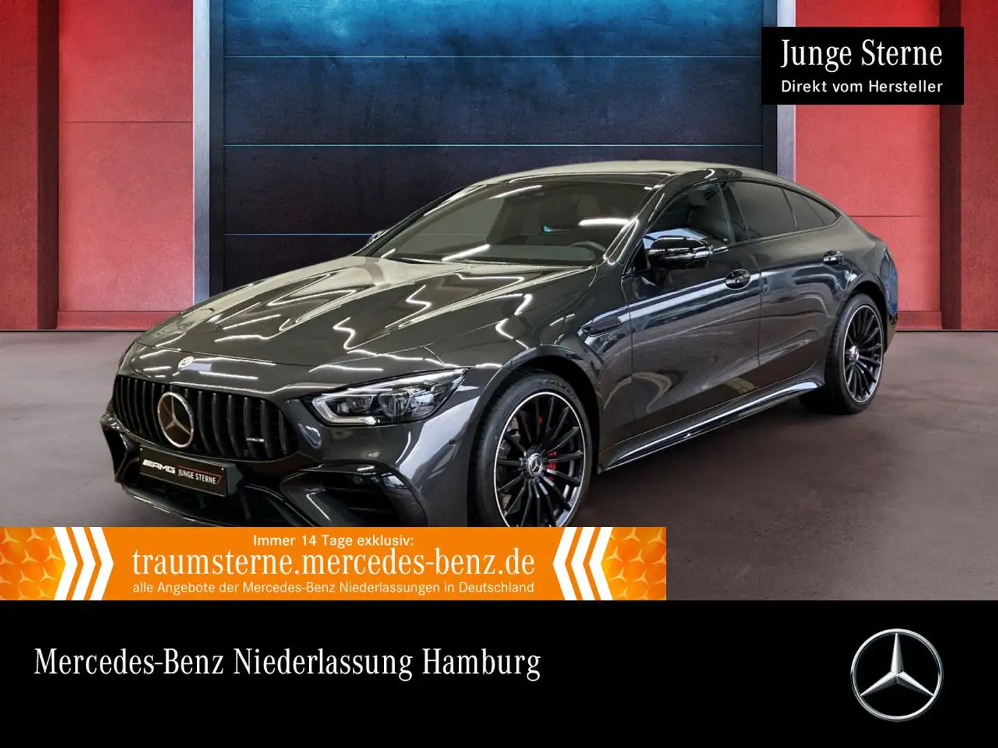 Mercedes-Benz AMG GT 53 Cp. 4M Perf-Abgas Fahrass WideScreen Grau - 1