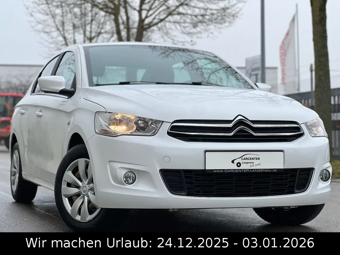 Citroen C-Elysée 1.6 VTi Selection + TÜV NEU Weiß - 1