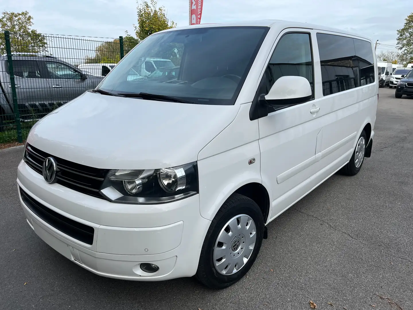 Volkswagen Transporter 2.0  TDI AUTOMATIC-D.CABINE-5PL-NETTO  9950€ Blanc - 1