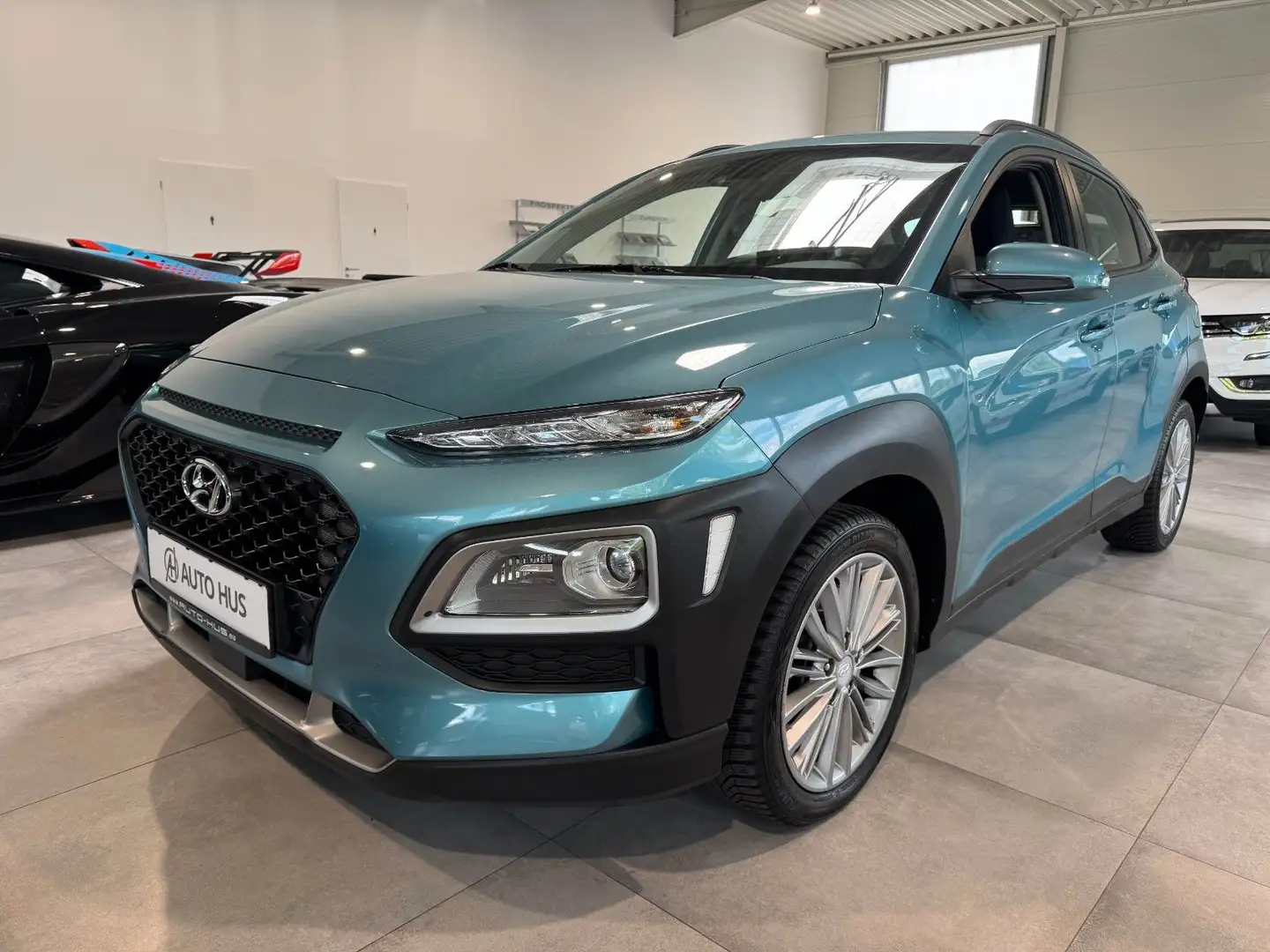 Hyundai KONA Trend 4WD Kamera/PDC/SHZ/Tempomat/USB+LED Blu/Azzurro - 1