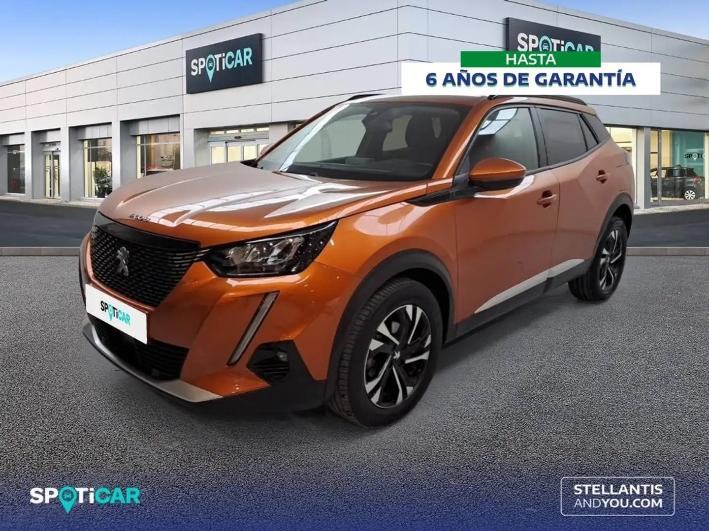 Peugeot 2008 1.2 PureTech S&S Allure Pack 100 Naranja - 1