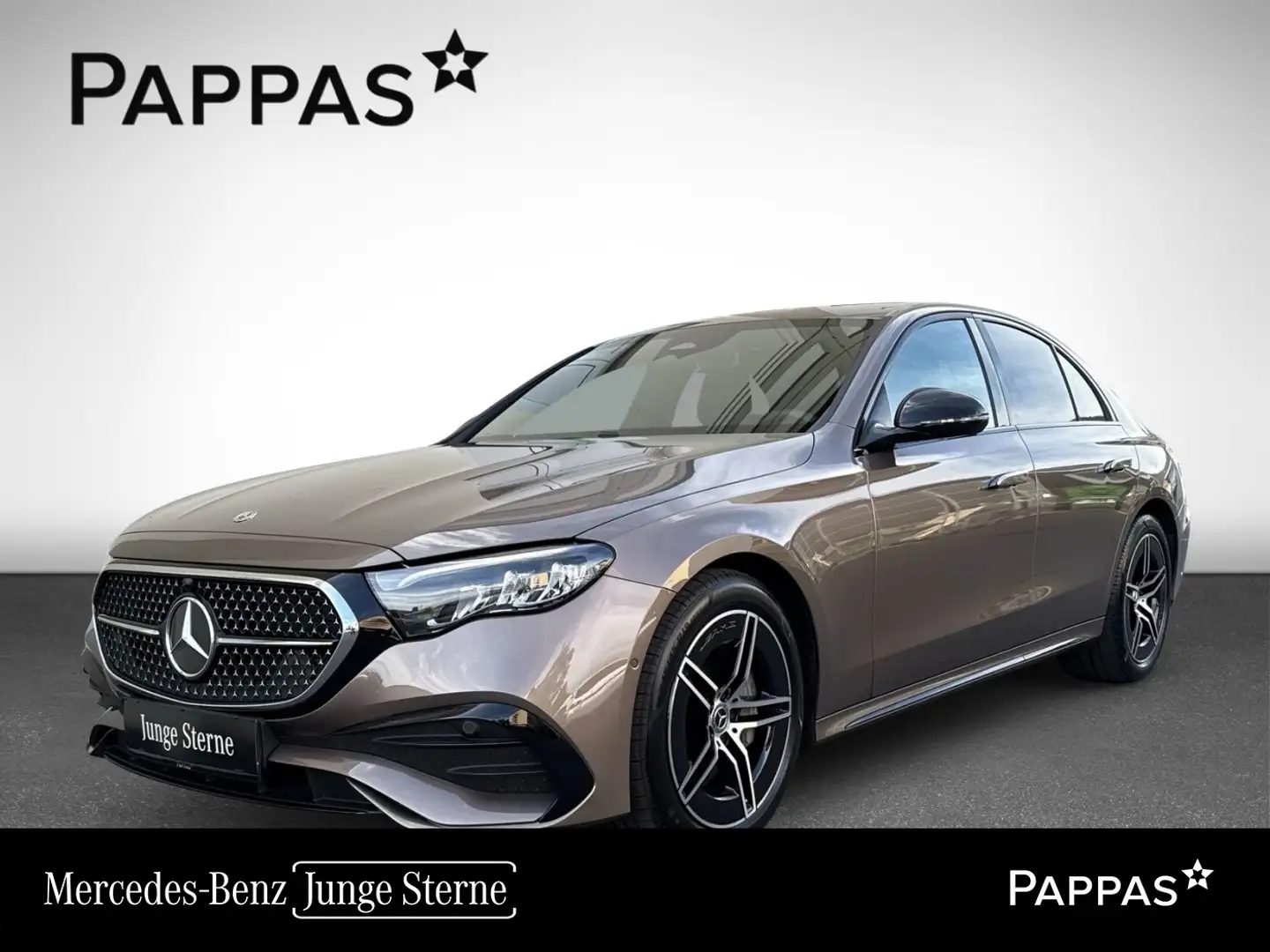 Mercedes-Benz E 200 4MATIC Limousine PTS LED SHZ Brun - 1