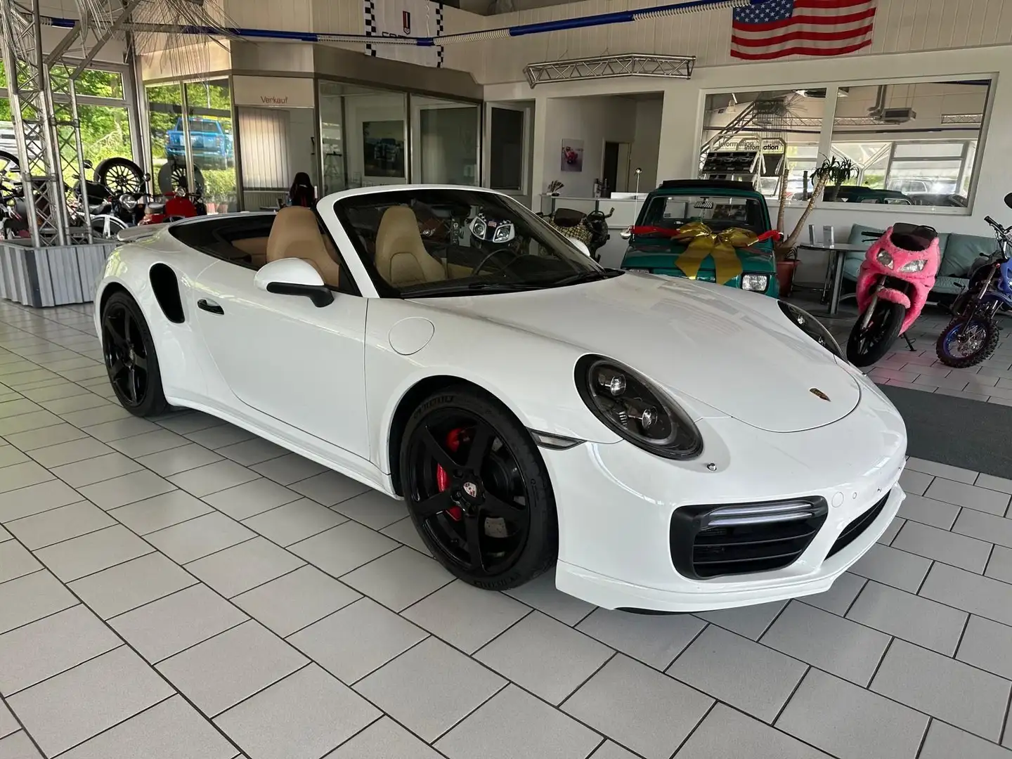Porsche 911 Turbo Cabriolet 991.2 Lift LED PDLS Weiß - 1