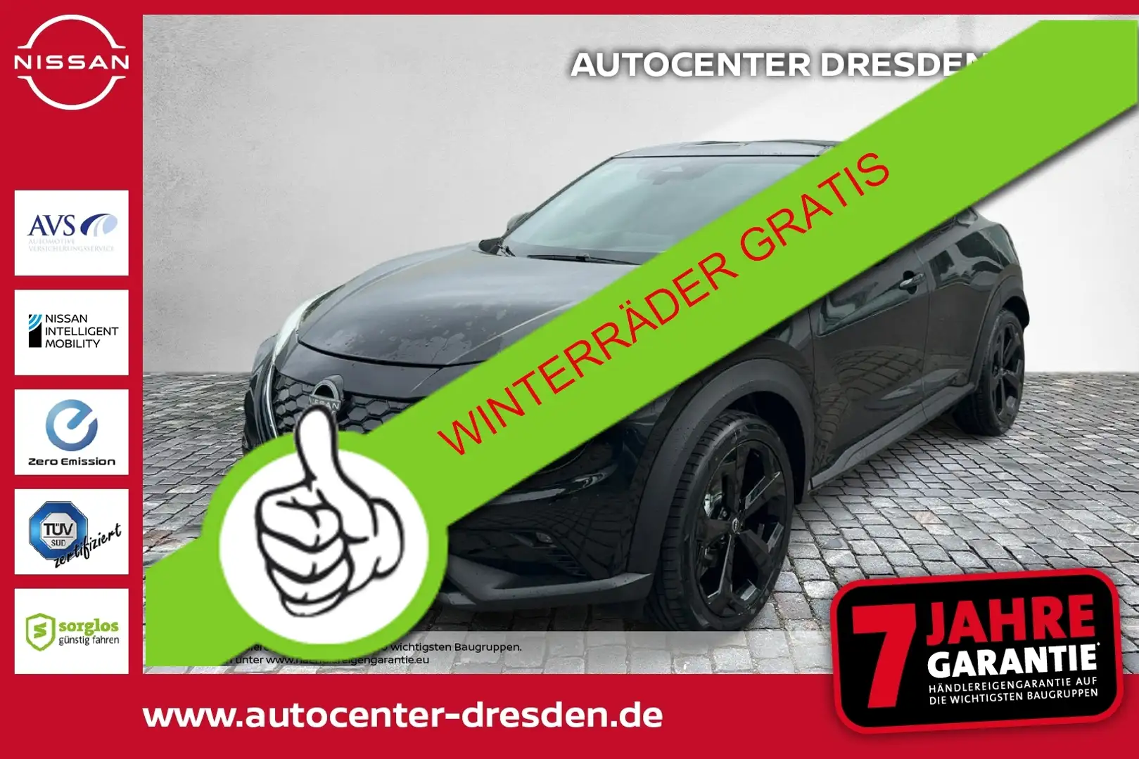 Nissan Juke 1.6 HYBRID 143 PS Tekna Navi SpurH Kam Bose Noir - 1