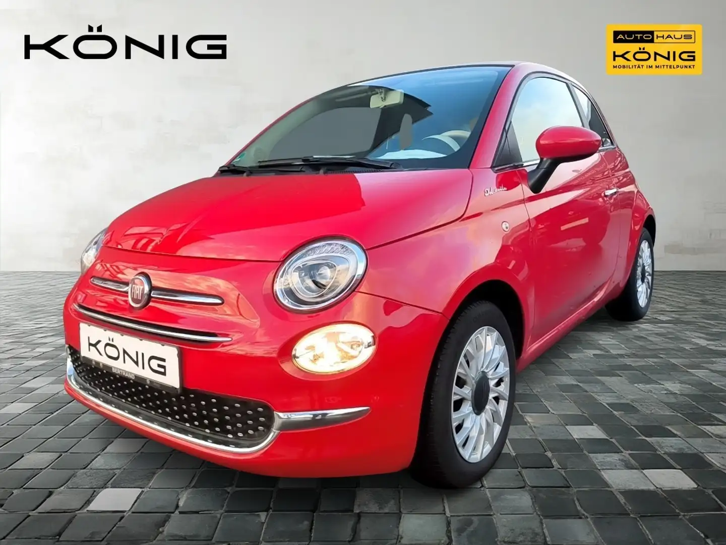 Fiat 500C MY21 1.0 DOLCEVITA *KLIMA*CARPLAY*PDC*ALLW Rot - 1