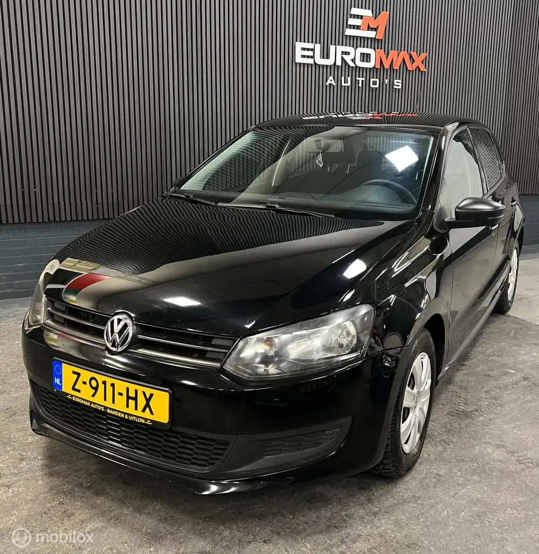 Volkswagen Polo 1.2 Easyline - Distr. Vervangen - Airco Zwart - 1