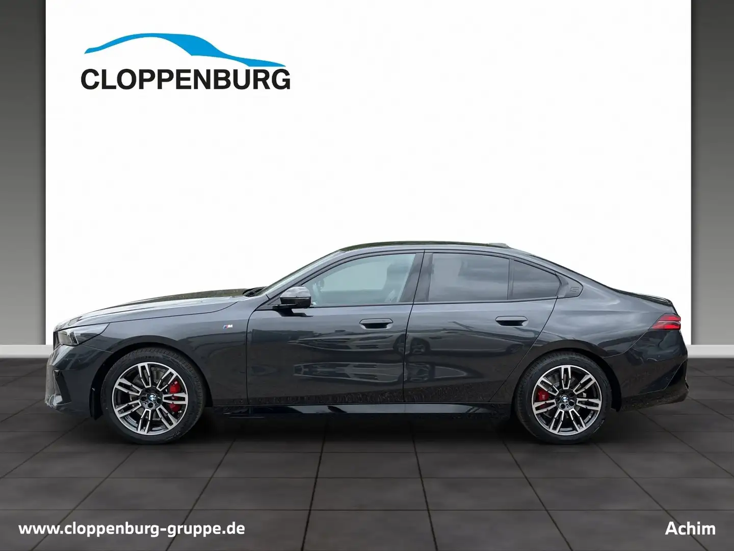 BMW 520 d M Sportpaket Head-Up H&K LED RFK Pano Grijs - 2