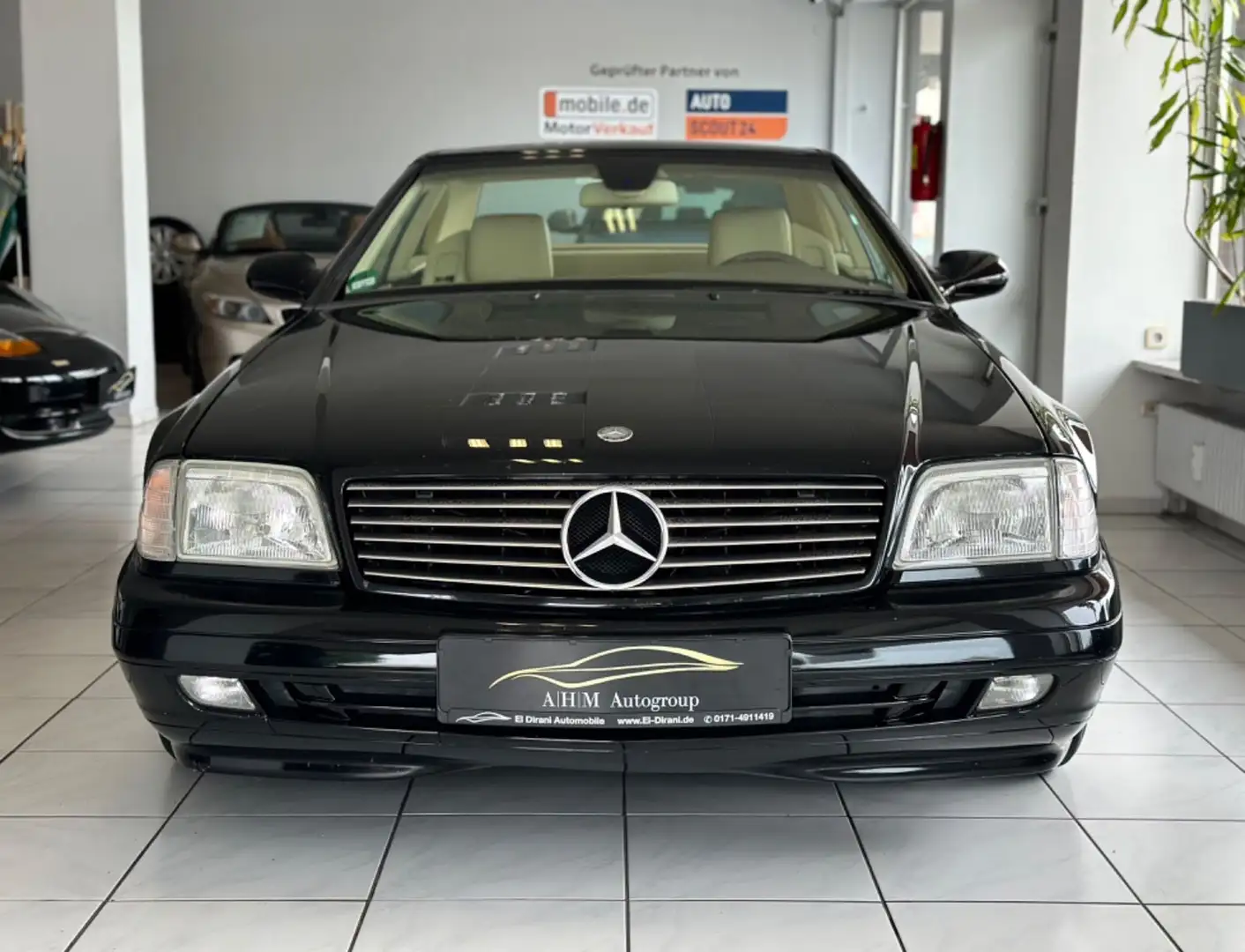 Mercedes-Benz SL 280 1.Hand/84TKM!/Hardtop/Leder/SHZ/Klimaaut Schwarz - 2