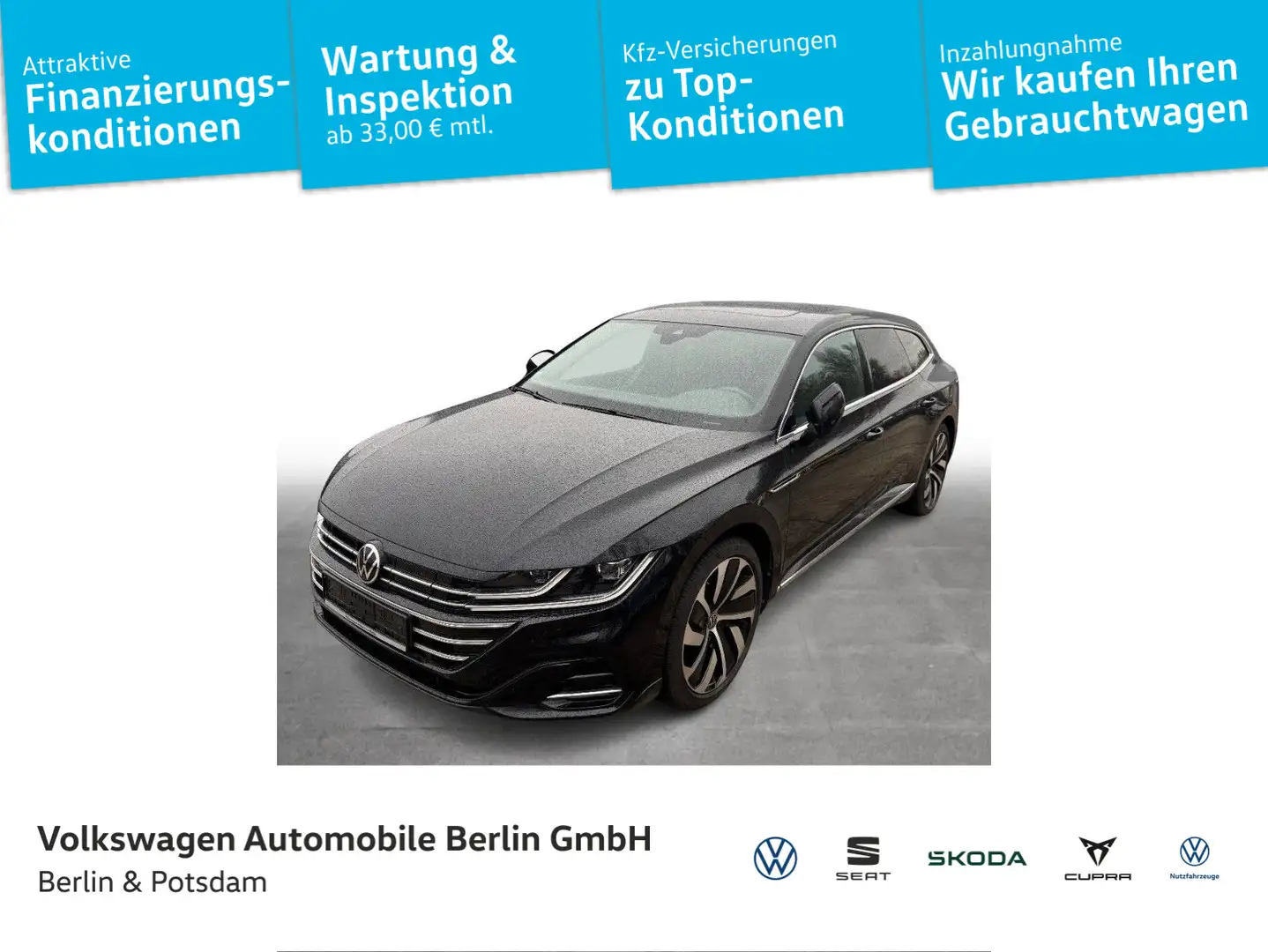 Volkswagen Arteon 1.4 TSI eHyb R-Line Standh Schwarz - 1