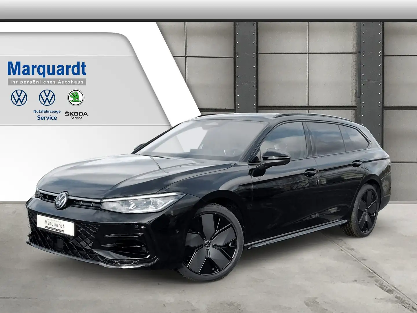 Volkswagen Passat Variant 2.0 TDI 4M R-Line Neues Mod. Voll Schwarz - 1