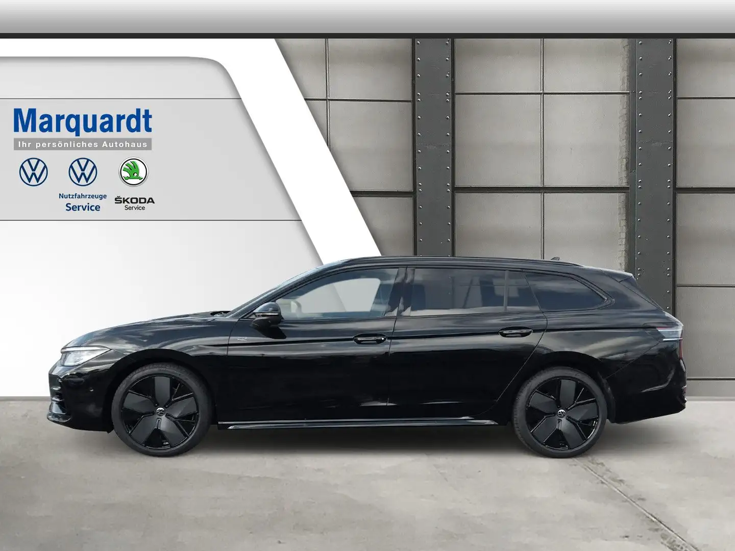 Volkswagen Passat Variant 2.0 TDI 4M R-Line Neues Mod. Voll Schwarz - 2