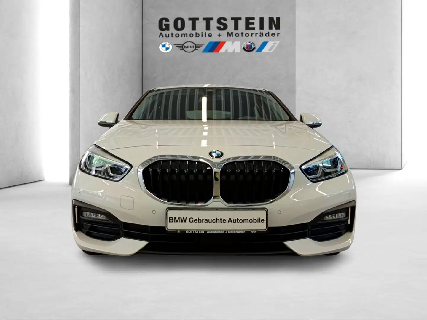 BMW 118 i 5-Türer Advantage Blanc - 1