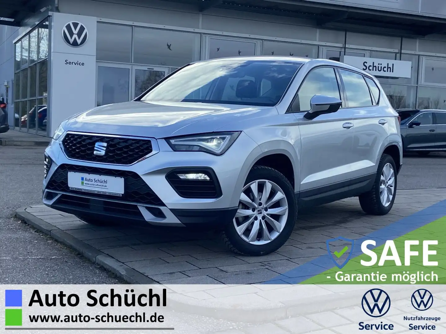 SEAT Ateca 1.5 TSI Style NAVI-PRO+LED+AHK+FULL-LINK+S Silber - 1