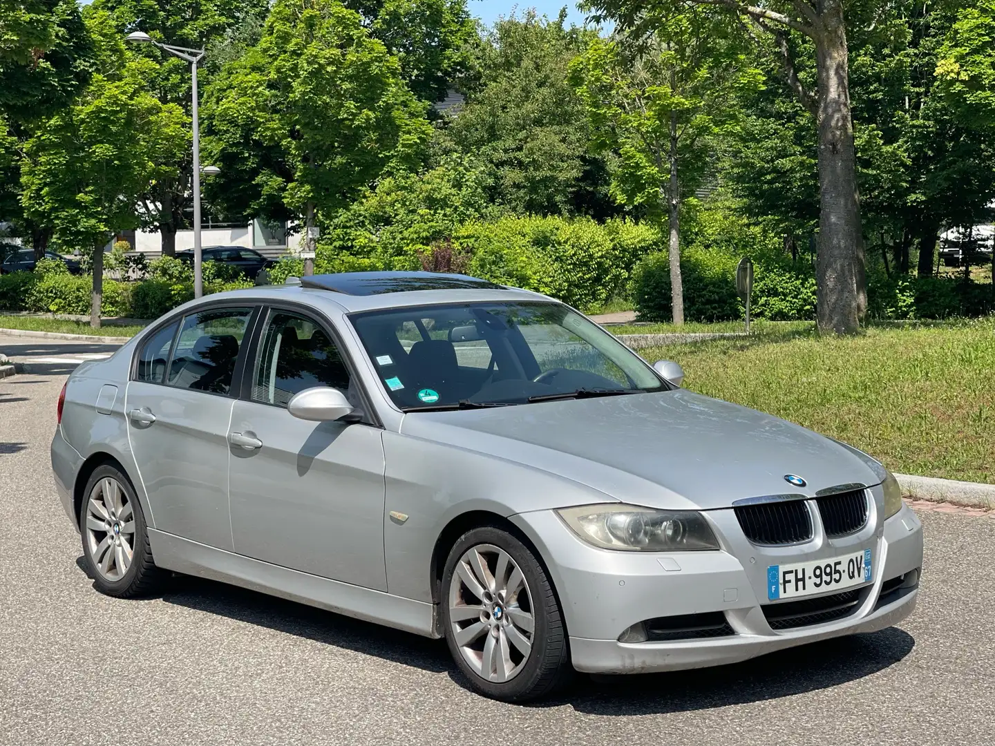 BMW 320 320d Automatique M47 CT-6 mois Argent - 1