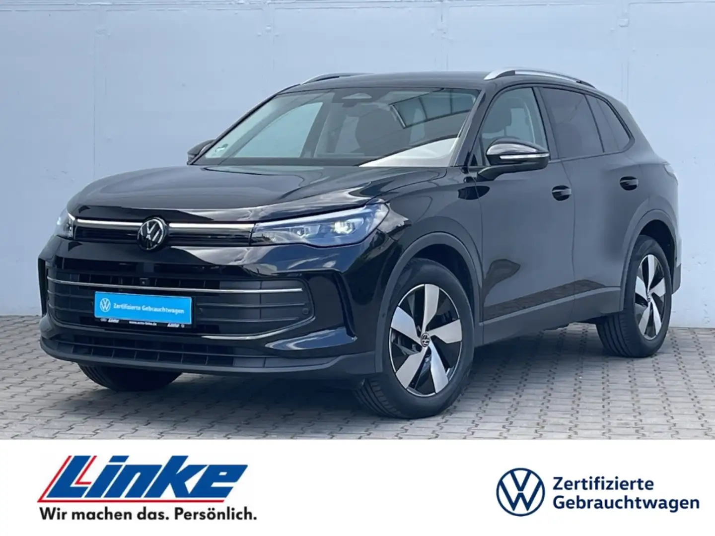 Volkswagen Tiguan 2.0 TDI DSG Life AHK/360°Kamera/ACC/Navi el.Heckkl Schwarz - 1