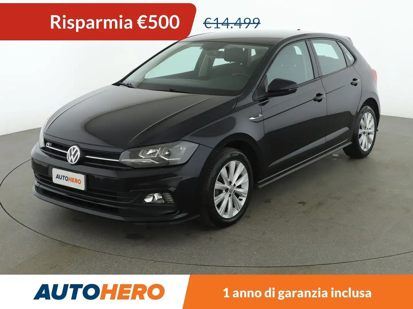 Volkswagen Polo 1.6 TDI Highline 95 CV Noir - 1