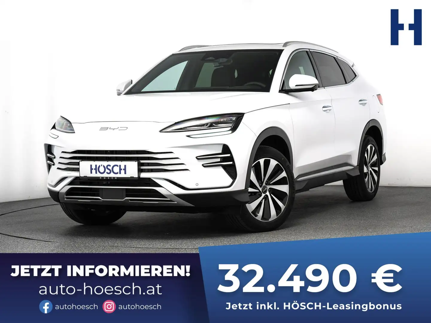 BYD Seal U DM-i BOOST HEAD-UP PANO LEDER ASSISTENZ 360° +++ Weiß - 1