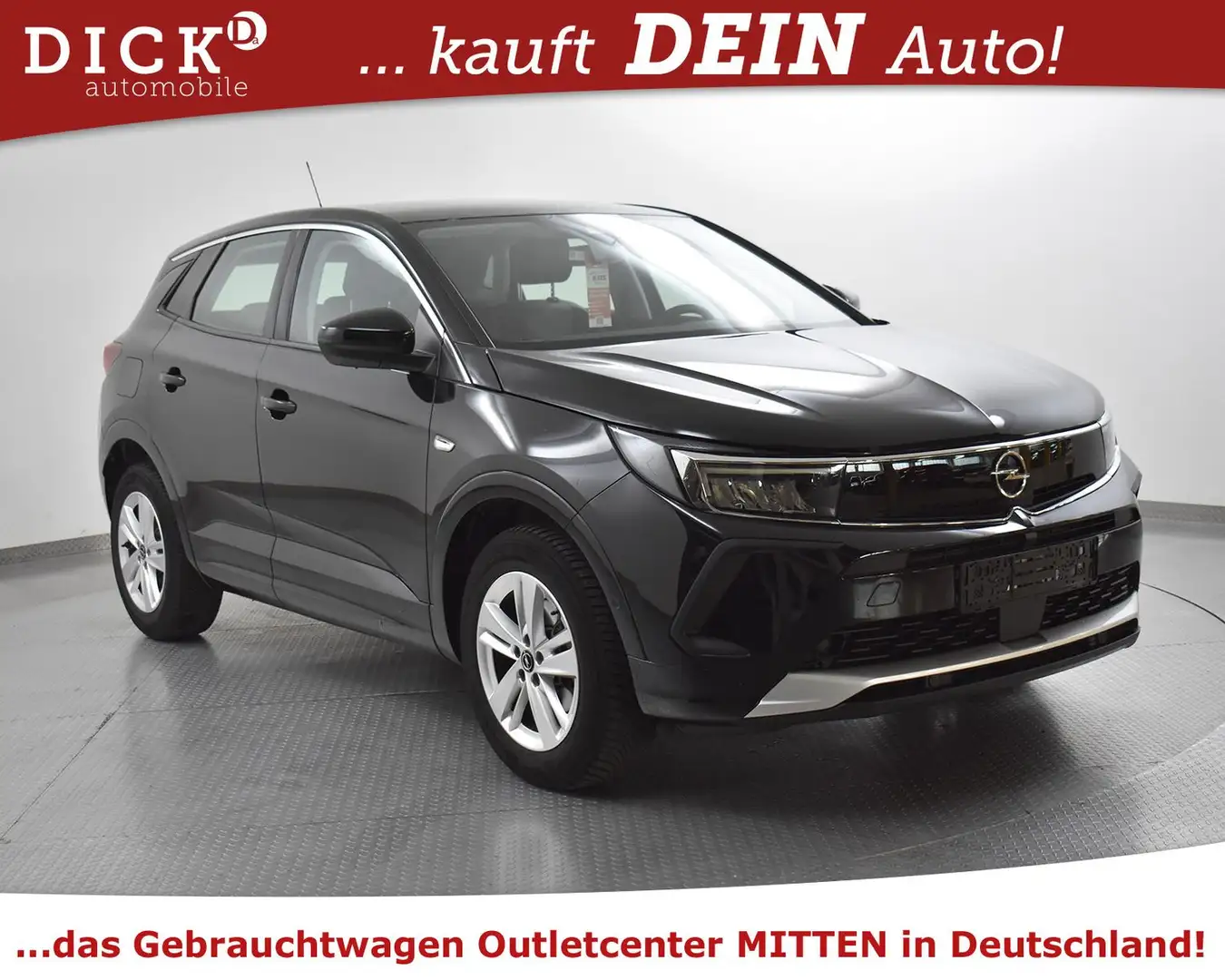 Opel Grandland X 1.2 Aut. Enjoy NAVI+KAM+ACC+LED+SHZ+ Schwarz - 1