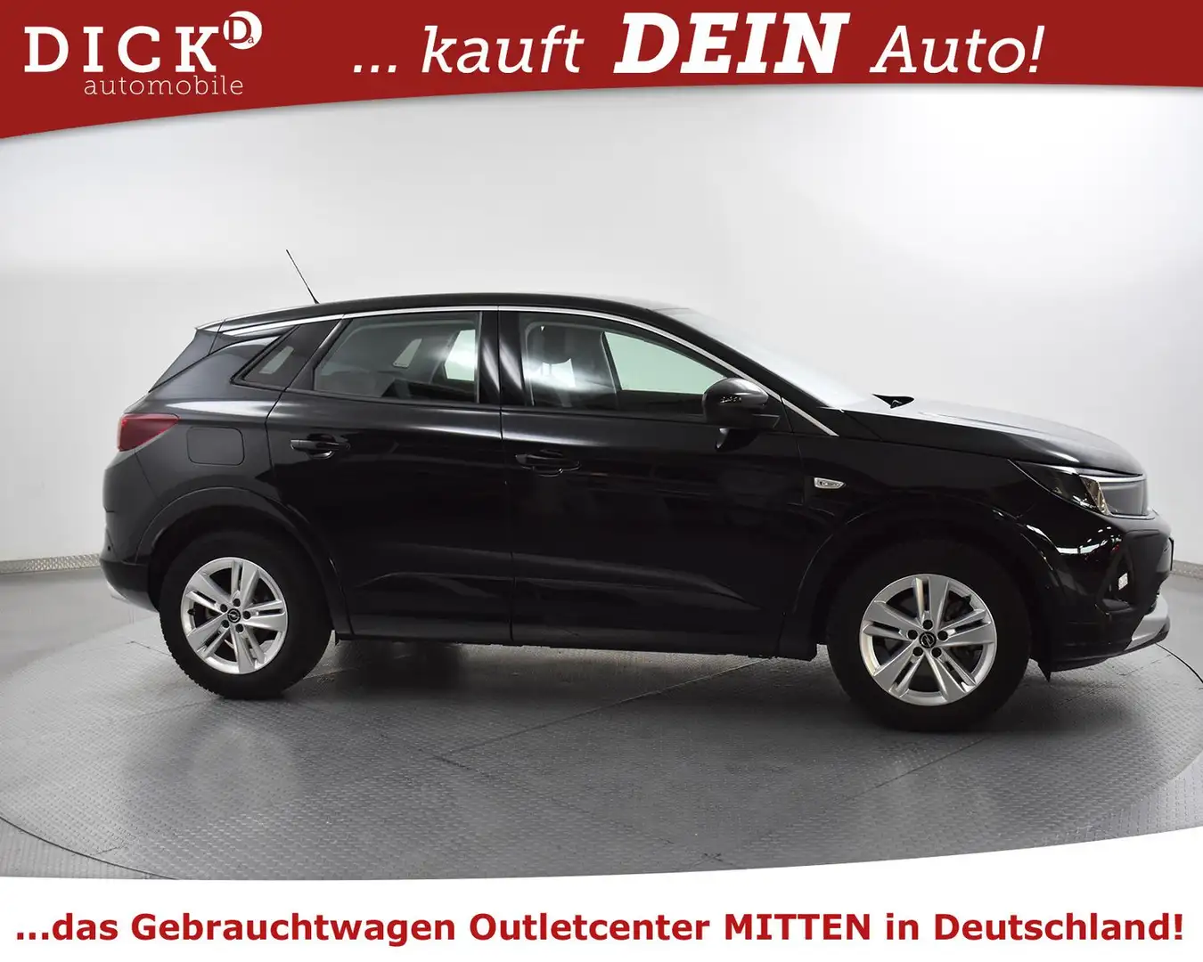 Opel Grandland X 1.2 Aut. Enjoy NAVI+KAM+ACC+LED+SHZ+ Schwarz - 2