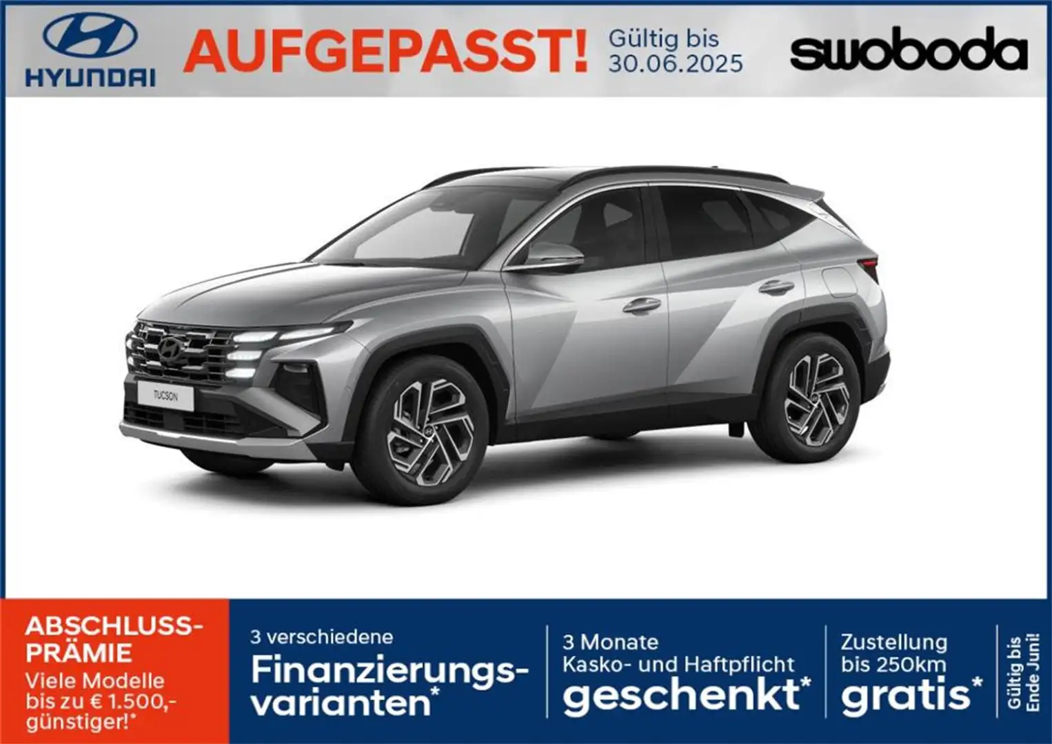 Hyundai TUCSON Tucson NX4 Smart Line 1,6 T-GDi 2WD t5bs1-P3 Silber - 1