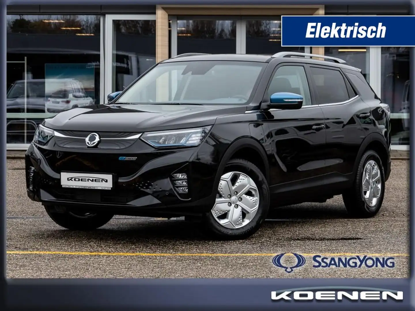 SsangYong Korando Titanium / Leer / LED / Navi / 1500Kg trekgew Nero - 1