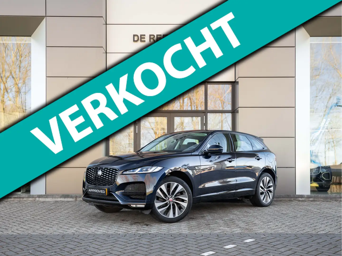Jaguar F-Pace P400e PHEV S | Black Pack | Adaptive Cruise Contro Blauw - 1