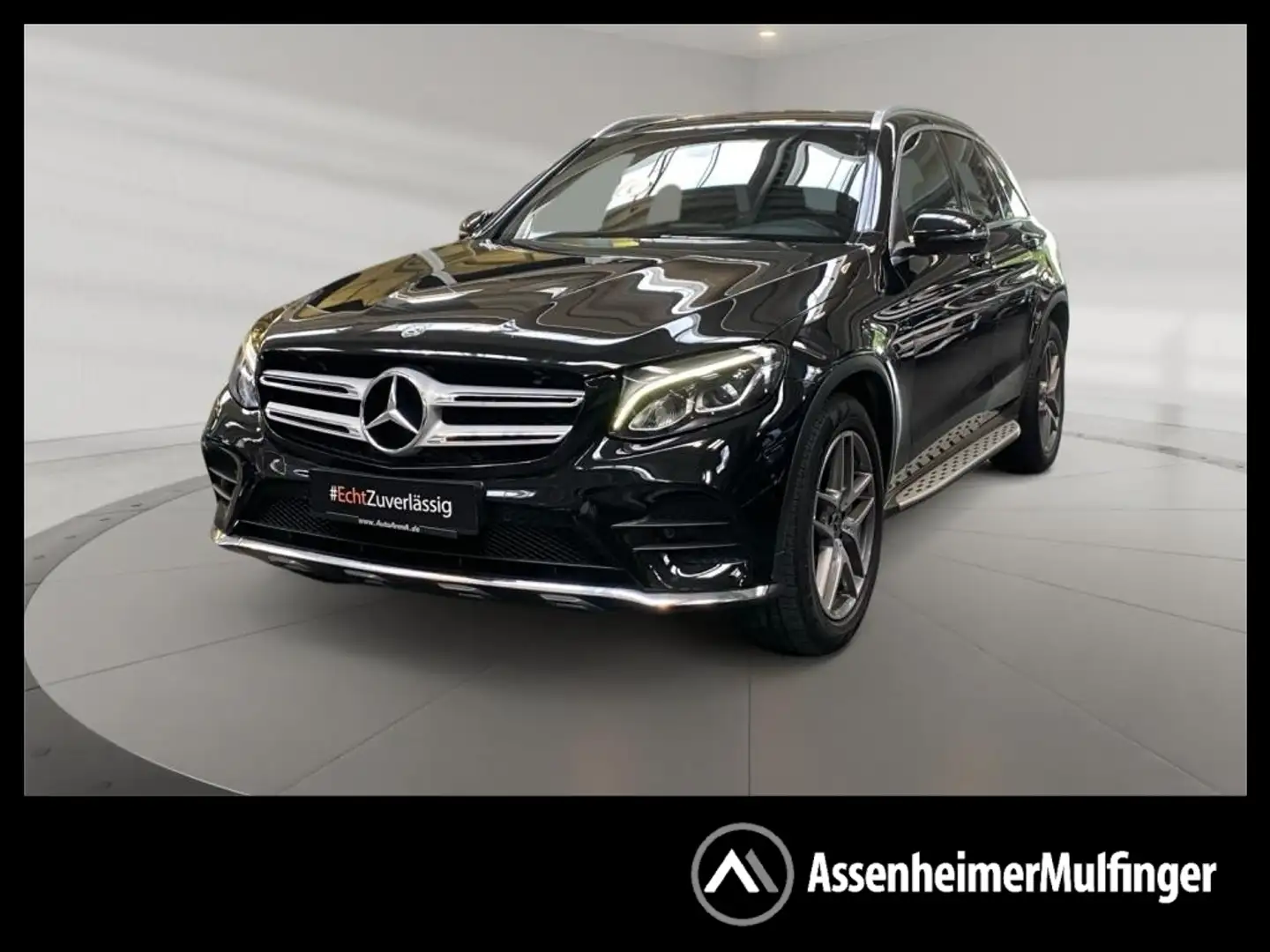 Mercedes-Benz GLC 220 d 4matic AMG +Navi+Burm+SpurW+Sport+PDC Zwart - 1