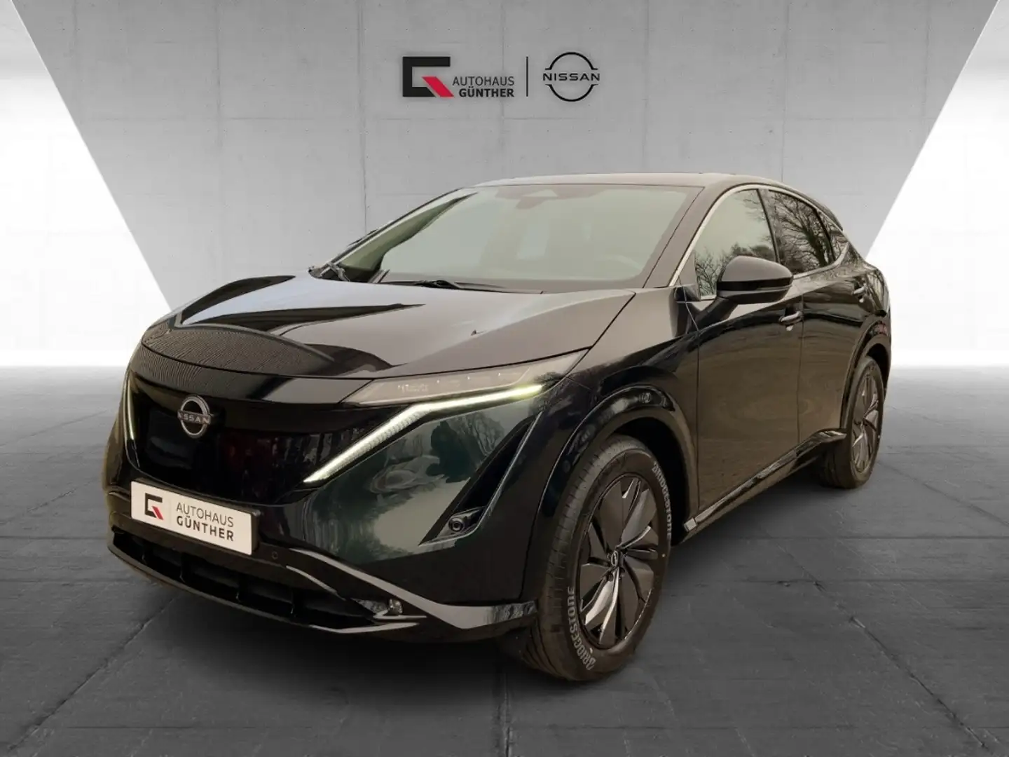 Nissan Ariya 63 kWh Advance Pack 22kW OBC Grün - 1