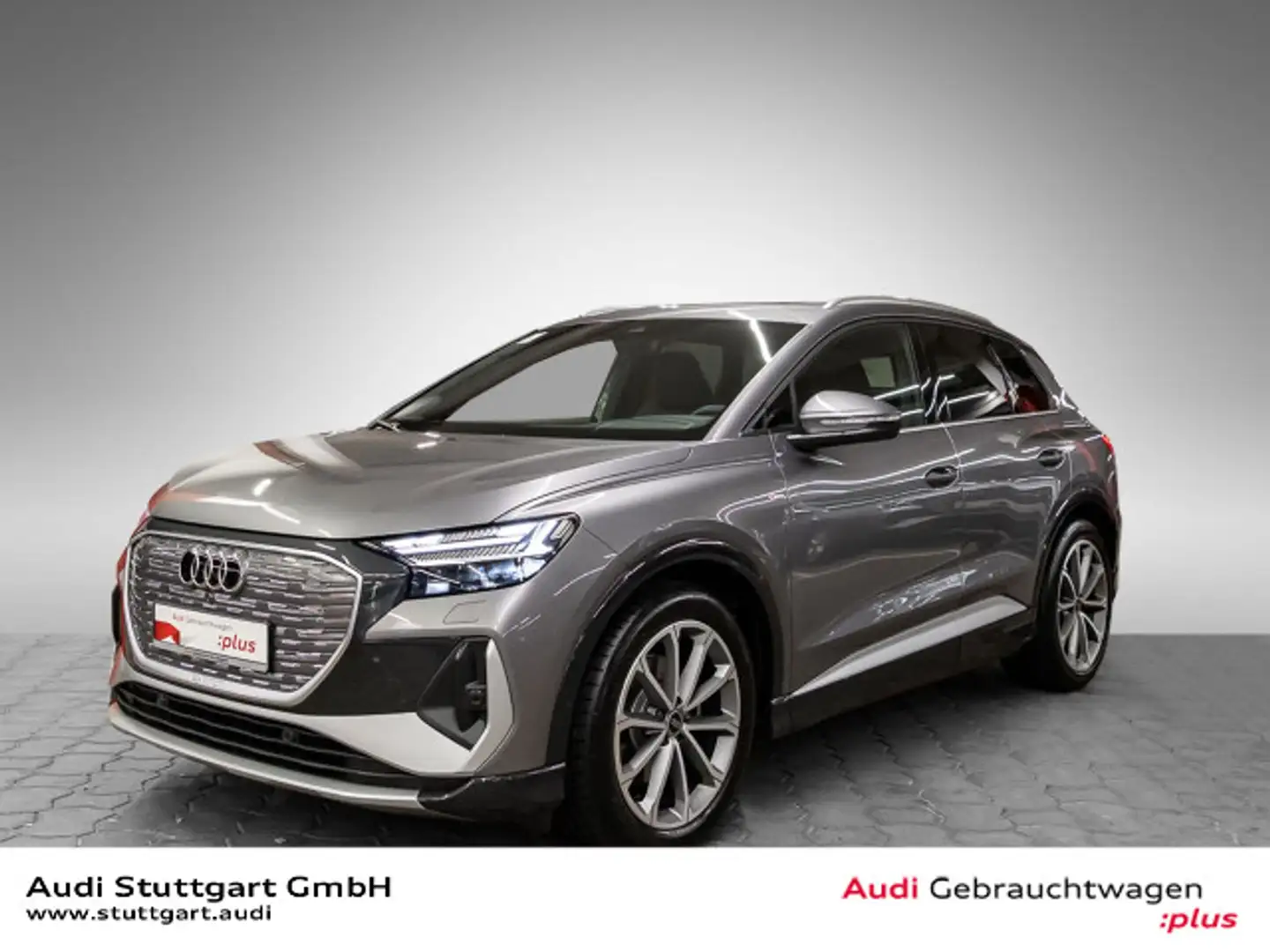 Audi Q4 e-tron 35 S line 360° AHK Pano Matrix LED Grau - 1
