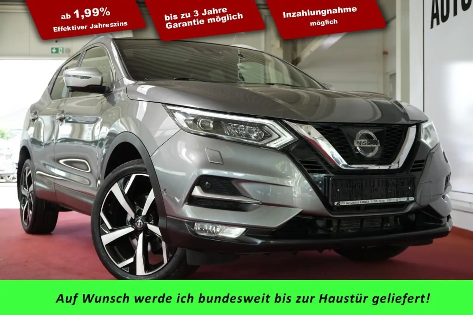 Nissan Qashqai 1.6 XTRONIC *LED*AHK*Pano*Navi*Kamera* Grau - 1