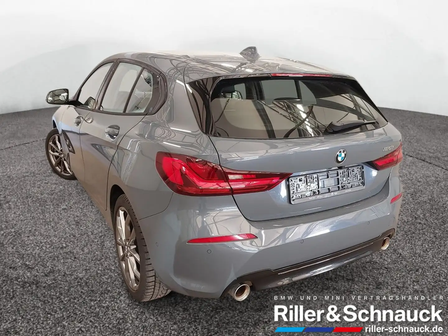 BMW 120 i Sport Line 18 ZOLL+LED+KAM+SHZG Grau - 2