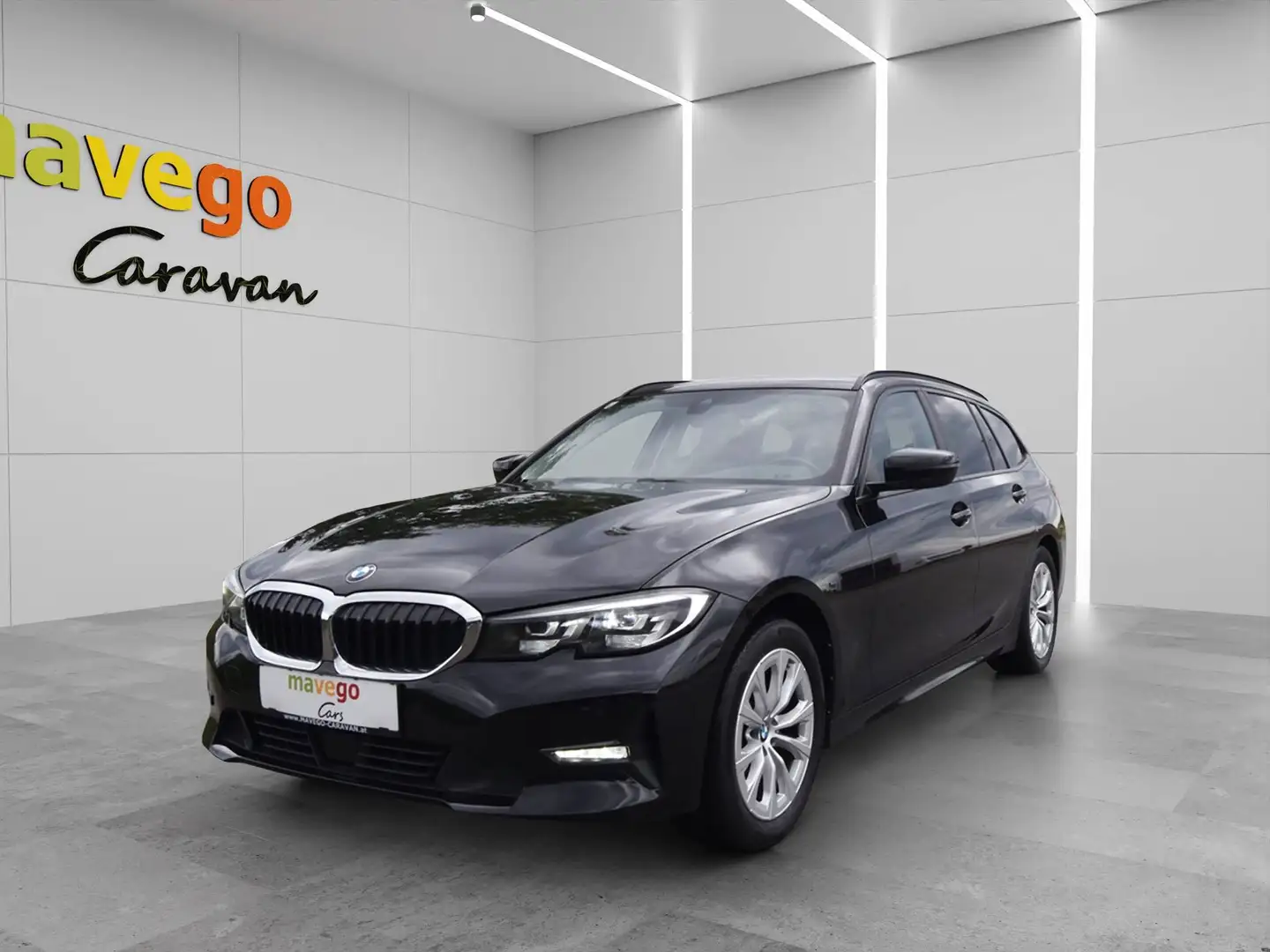 BMW 316 d Touring Advantage Aut. **ERSTBESITZ*TOP-ANGEBOT** Schwarz - 1