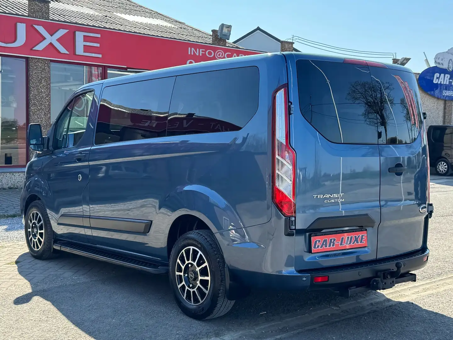Ford Transit Custom 2.O 13OCV BOITE AUTO  8PLACES  GPS LED Bleu - 2