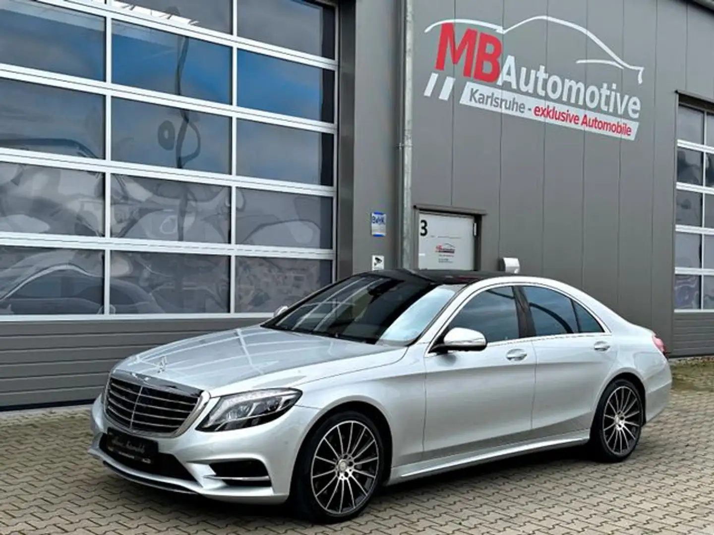 Mercedes-Benz S 500 4Matic AMG Sportpaket Plus Exclusiv Leder  S 500 4 Ezüst - 1