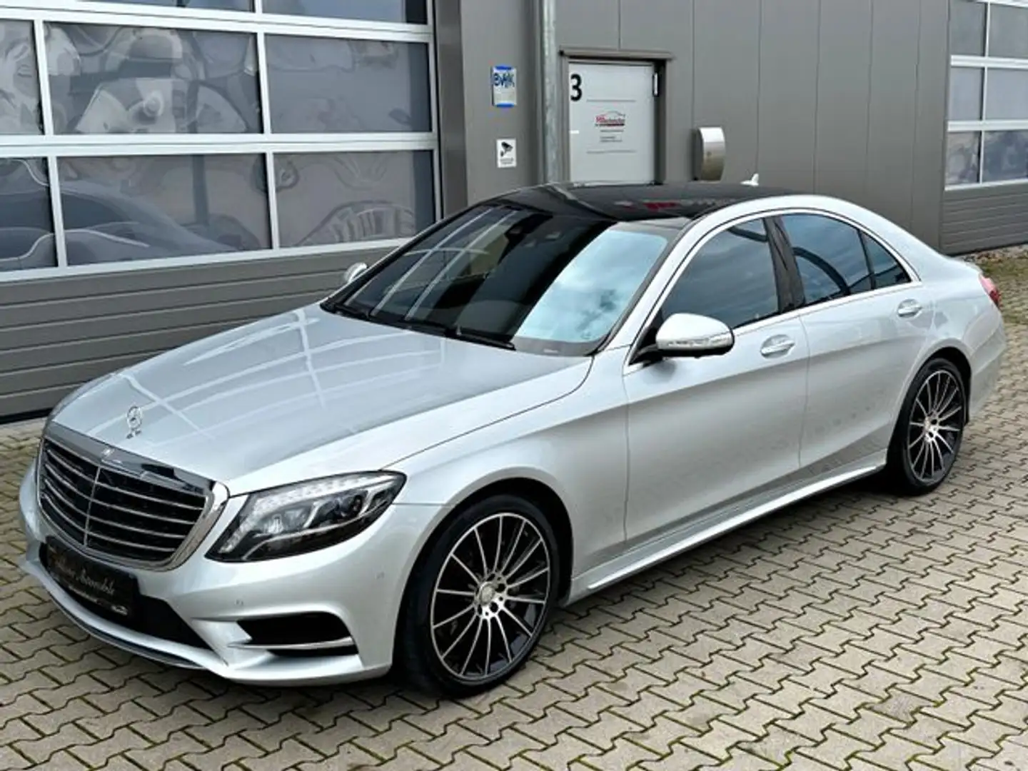 Mercedes-Benz S 500 4Matic AMG Sportpaket Plus Exclusiv Leder  S 500 4 Ezüst - 2