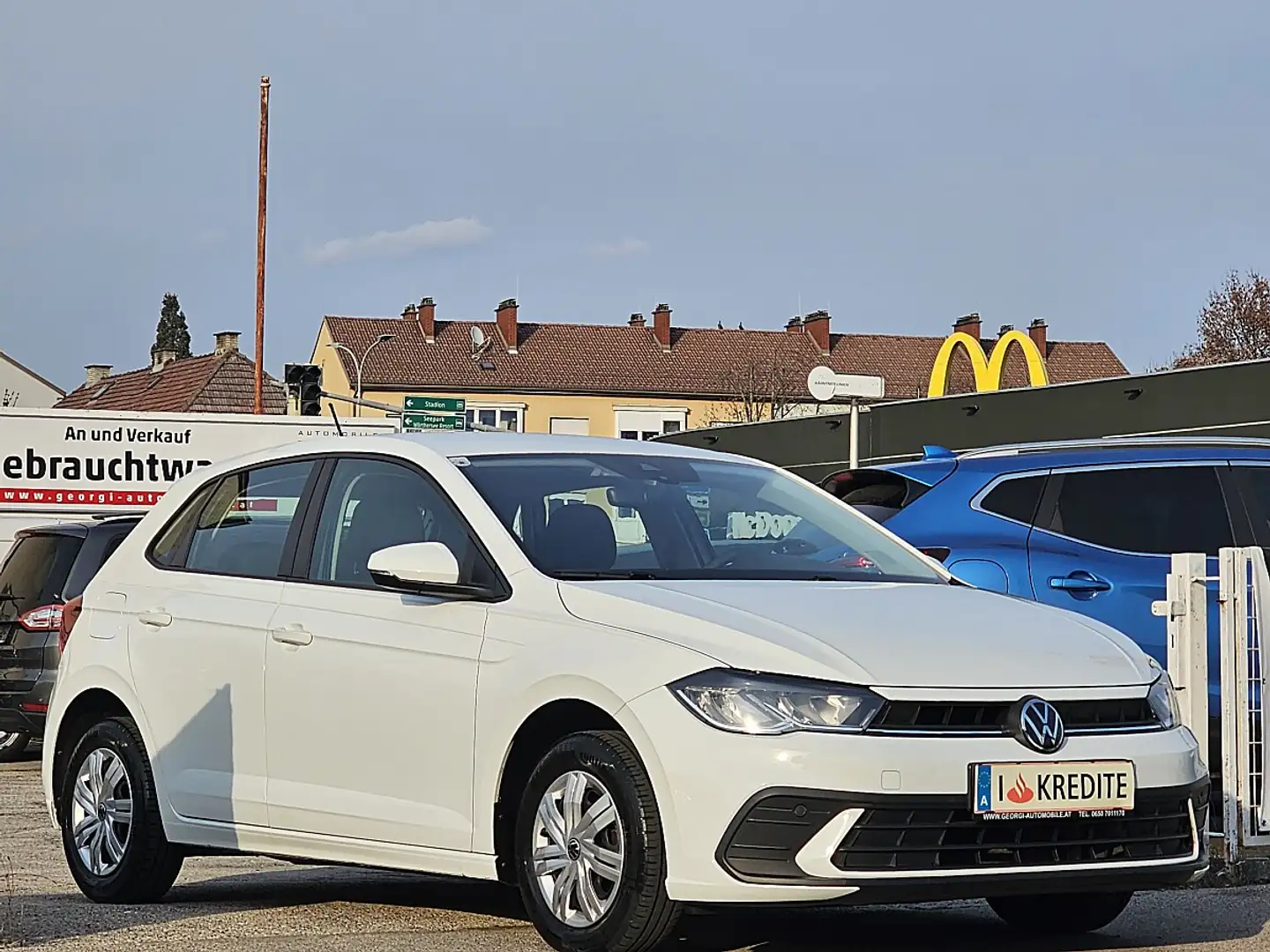 Volkswagen Polo 1,0 Limousine 1-Hand Pickerl+ServiceNEU 1A-Zustand Weiß - 1